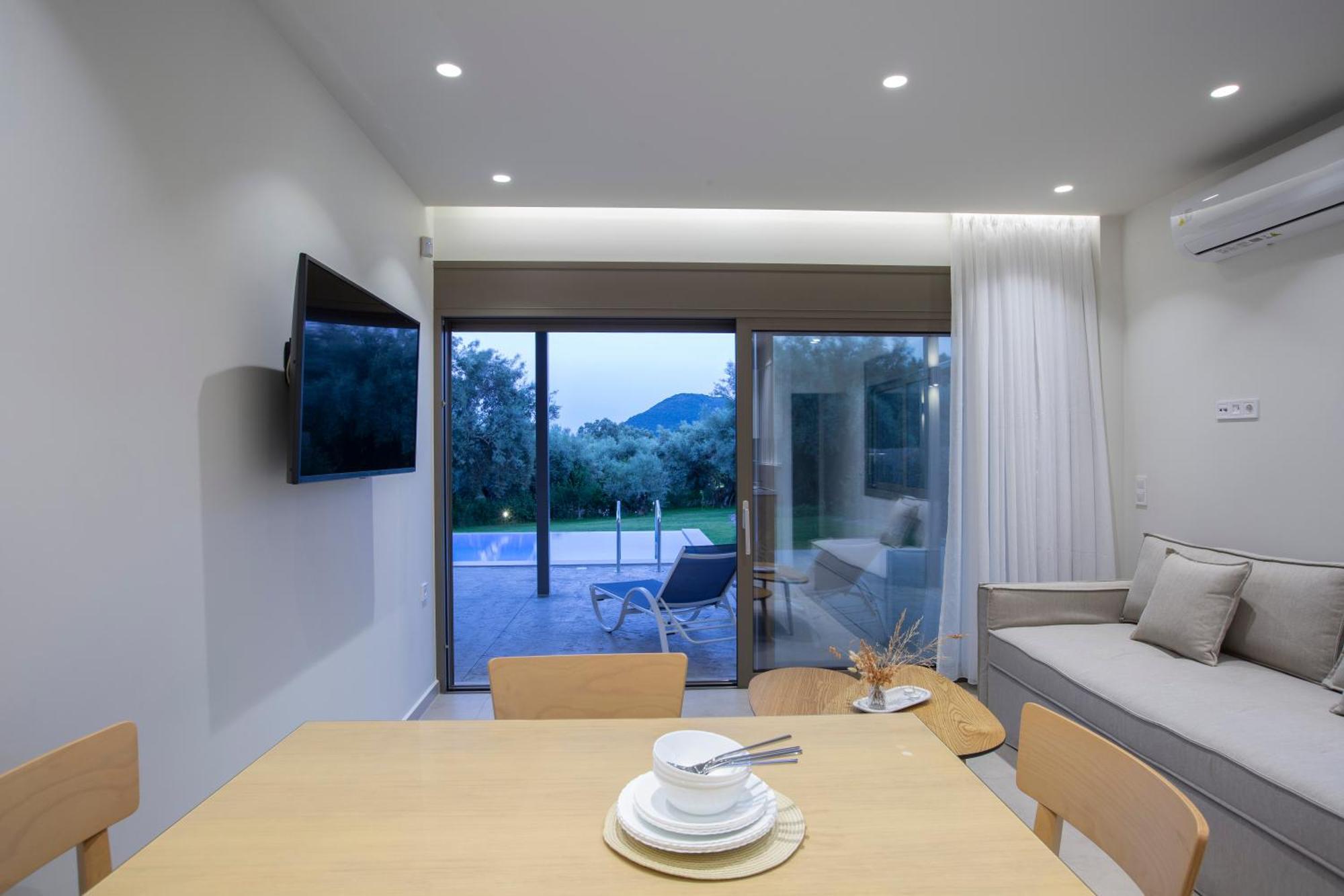 Averto Villas With Private Pool نيدري الغرفة الصورة